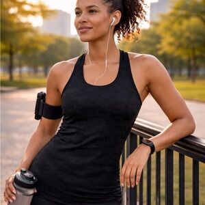 Lululemon CoolRacerback Tank Top - Camo Deep Coal – Size 10